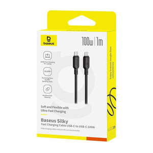 کابل USB-C بیسوس مدل Silky Series طول 1 متر