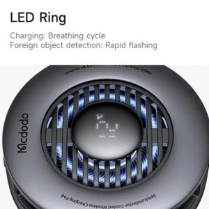 شارژر وایرلس مک دودو مدل CH-8410 ظرفیت ۲۵ وات خنک کننده