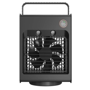 کولر رو میزی مه پاش پرودو PDLSMFAN Porodo Air &amp; Mist Portable Cooling Fan With Night Light