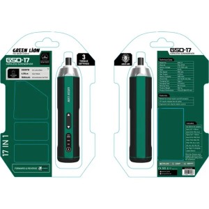 ست پیچ گوشتی اچار 17 کاره گرین لاین مدل GSD-17