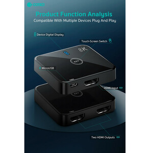سوئیچ 1 به 2 HDMI کوتتسی مدل OF-035