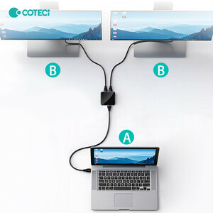 سوئیچ 1 به 2 HDMI کوتتسی مدل OF-037