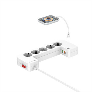 چند راهی برق و شارژر وایرلس الدینیو مدل LDNIO SN5311W