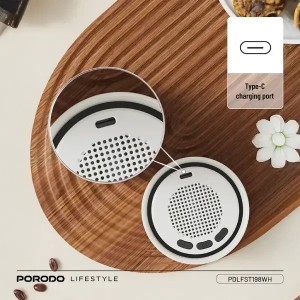 ماگ اسپیکری 350 میلی لیتر پرودو مدل Porodo Lifestyle Fluxmix Stirring Cup with Speaker PDLFST198