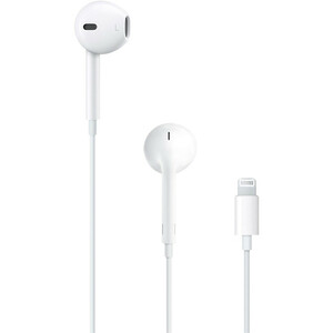 هندزفری اپل مدل EarPods بدون قابلیت نویز کنسلینگ، اتصال از طریق لایتنینگ