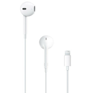 هندزفری اپل مدل EarPods بدون قابلیت نویز کنسلینگ، اتصال از طریق لایتنینگ