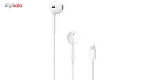 هندزفری اپل مدل EarPods بدون قابلیت نویز کنسلینگ، اتصال از طریق لایتنینگ