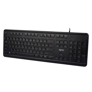 کیبورد تسکو مدل TK 8046،سوییچ ممبران، Full-size، نورپردازی RGB