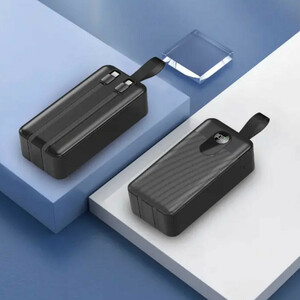 پاوربانک پرودو مدل Integrated Cables ظرفیت 50000 میلی آمپر بر ساعت