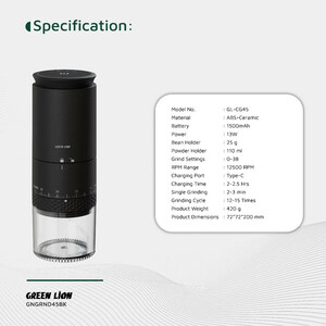 آسیاب قهوه گرین لاین مدل GL-CG45