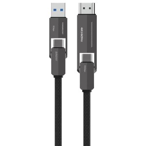 کابل HDMI و شارژ ۴ کاره برند پاورولوژی