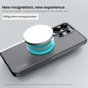 کاور نیلکین مدل Super Frosted Shield Pro Magnetic Clear مناسب برای  سامسونگ Galaxy S26 Ultra