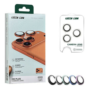 محافظ لنز دوربین گرین لاین مدل HD Plus Camera Lens مناسب برای گوشی موبایل اپل iPhone 17 Pro Max / 17 Pro