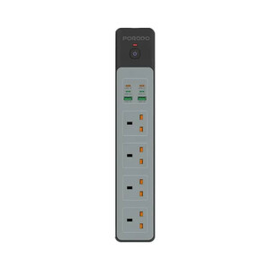 محافظ شوک الکتریکی و چند راهی برق پرودو مدل PD-FWCHO45-BK-65W