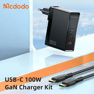 شارژر دیواری 100 وات مک دودو مدل CH-810 GaN Version 100W