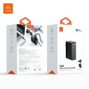 شارژر دیواری 100 وات مک دودو مدل CH-810 GaN Version 100W