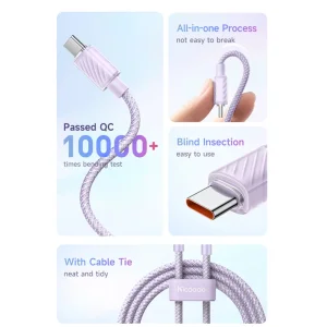 کابل USB به USB-C مک دودو مدل CA-3650 طول 1.2 متر.webp