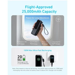پاوربانک 100 وات انکر مدل A1695.webp