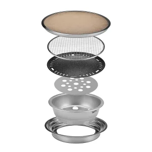 میز سفری تاشو پرودو مدل PD-LFST006-BR سایز صفحه 60×60 سانتی متر.webp