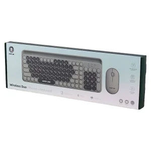 ماوس و کیبورد بی سیم گرین لاین مدل Green Lion Wireless Duo