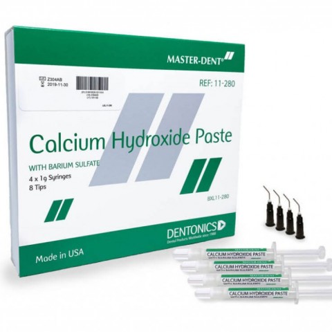خمیر کلسیم هیدروکسایدسرنگی MasterDent - Calcium Hydroxide