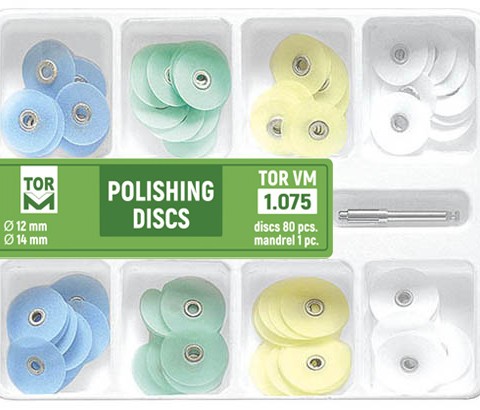 کیت دیسک پرداخت مرکزدار چهار رنگ 1.075 Polishing Disc Kit