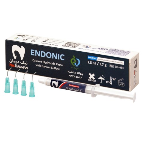 کلسیم هیدروکساید سرنگی ۲.۵ میل Calcium Hydroxide Paste Endonic