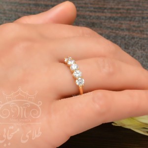 انگشتر طلای فلاور آوا