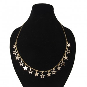 گردنبند طلای پولکی ستاره