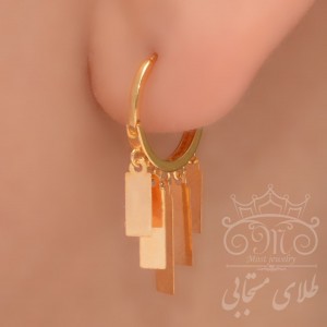 گوشواره روکو میله‌ای