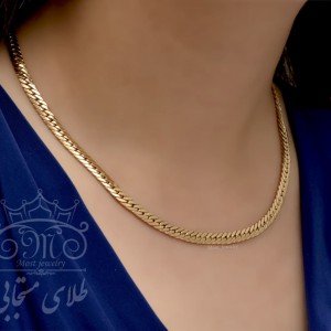 گردنبند طلای کارتیر حصیری