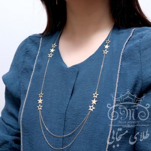 گردنبند رولباسی طلا ستاره
