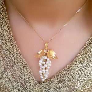 مدال طلای مروارید شاخه انگور