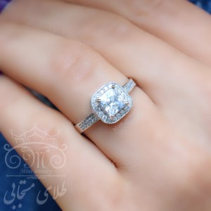 انگشتر طلای سولیتر اسپرلوس دینا