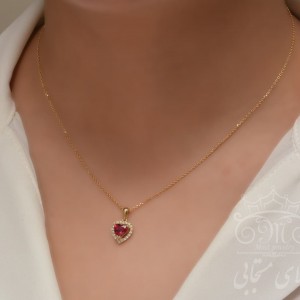 مدال قلب طلا نلی