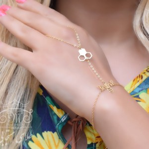 تمیمه طلای کندو و زنبور