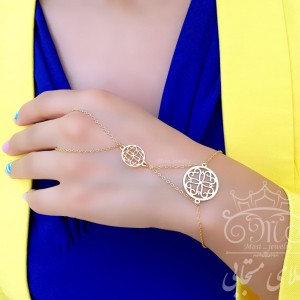 تمیمه طلای اسلیمی مهرشید