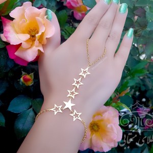 تمیمه طلای ستاره توپر و تو خالی