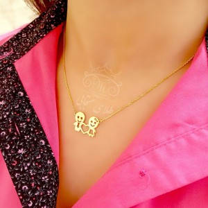 گردنبند طلای دختر و پسر