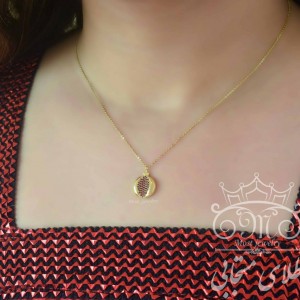 گردنبند طلای انار سه بعدی