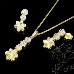 نیمست طلای آلیس طرح شکوفه