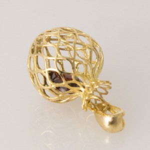 مدال طلای انار سه بعدی