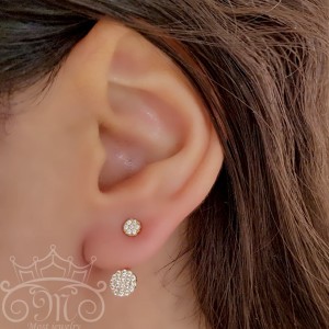 گوشواره لاله گوشی دایره