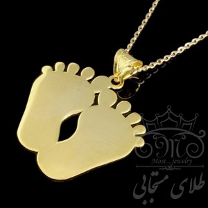 پلاک نوزادی ردپای کودک با قابلیت حک تاریخ تولد و وزن نوزاد