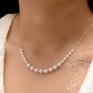 گردنبند البرنادو مرواریدی