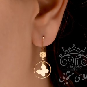 گوشواره طلای پروانه