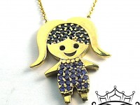 آویز نگین دار دختر