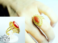 انگشتر توری عقیق