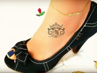 خلخال طرح بال فرشته