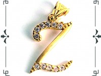 حرف اسم Z نگین دار